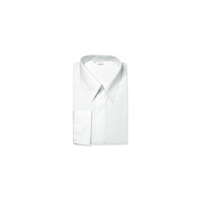 Gendarmerie | Chemise blanche de soirée | Boutons cachés | Homme