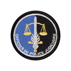 Ecusson de bras rond Officier de Police Judiciaire | Gendarmerie