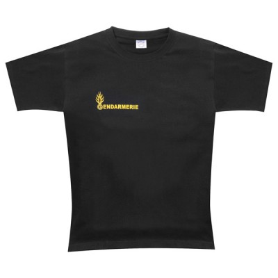 Tee Shirt noir Gendarmerie