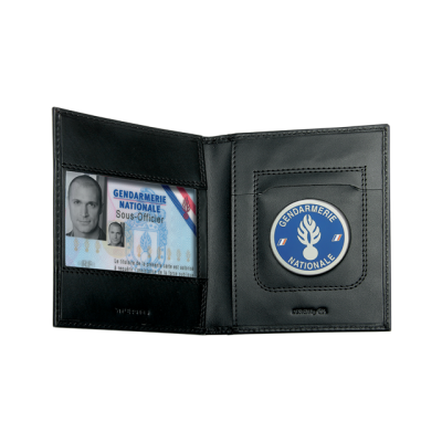 Porte carte Forces de l'Ordre horizontal 2 volets GKPro