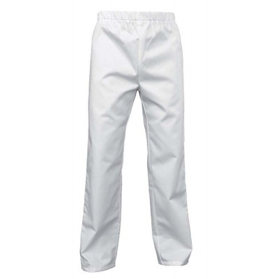 Pantalon Médical | Mixte blanc et Taille Élastiquée