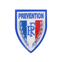 Ecusson prévention en relief