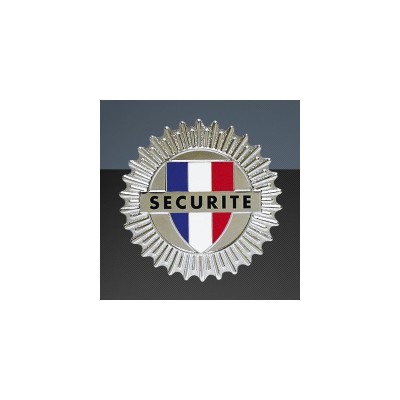 Médaille en métal Agent de Sécurité | Porte carte