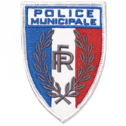 Grand écusson souple broderie Police Municipale