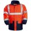 Veste de pluie Haute visibilité orange