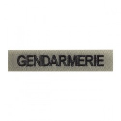 Bande patronymique | Vert armée | Gendarmerie