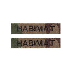 Lot de 2 bandes patronymiques sur fonds CAMO CE