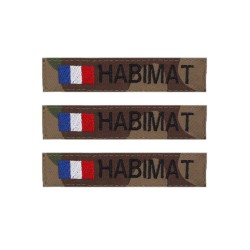 Lot de 3 bandes patronymiques sur fonds CAMO CE