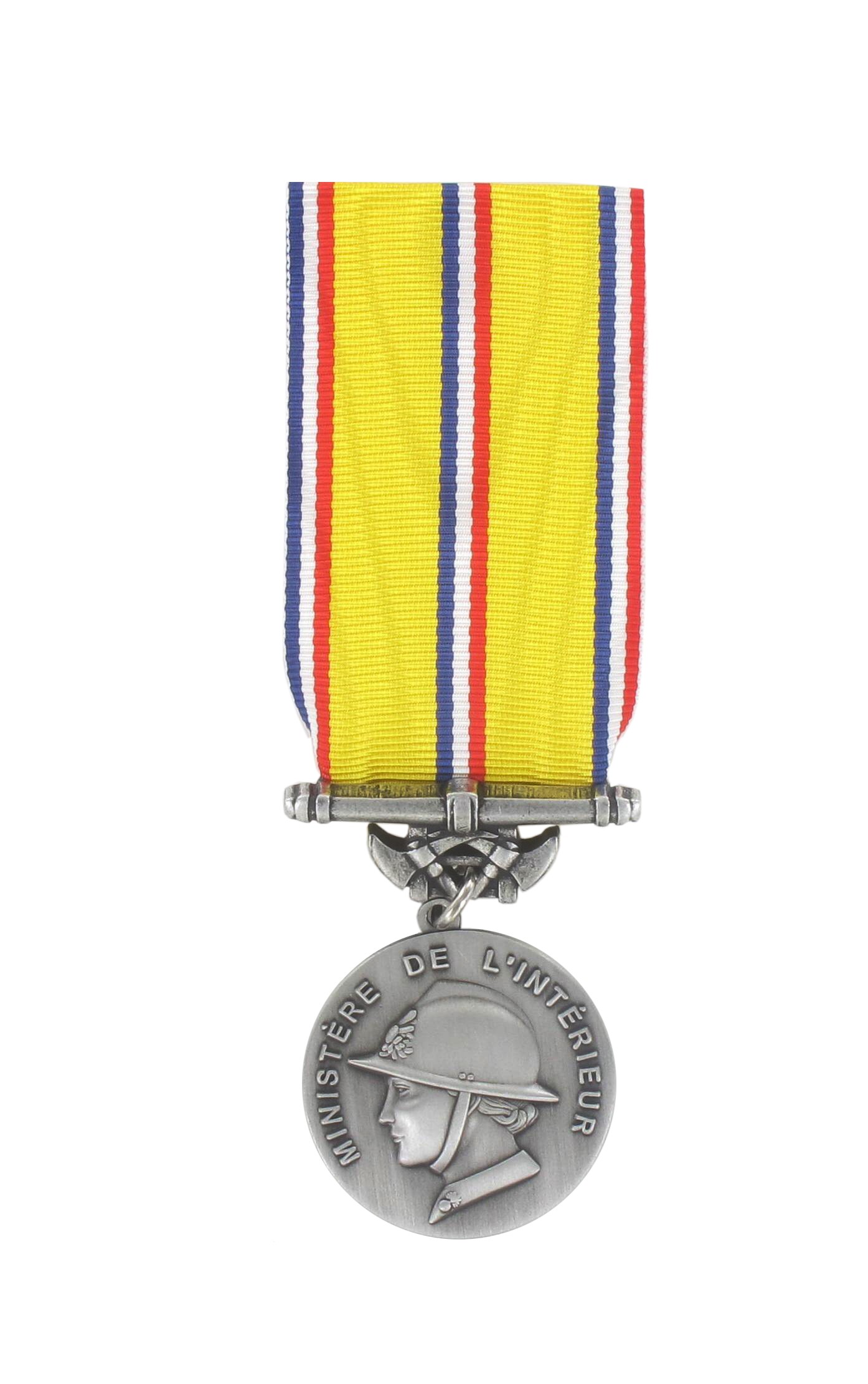 MÉDAILLE EN BRONZE, SAPEURS-POMPIERS, 1825-1925, MULHOUSE, Troisième
