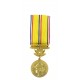 Médaille d'ancienneté des Sapeurs Pompiers Grand Or 40 ans