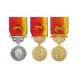 Médaille Sapeurs Pompiers pour Services Exceptionnels Vermeil
