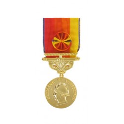 Médaille Sapeurs Pompiers pour Services Exceptionnels Or