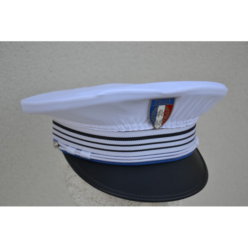 Casquette Écusson, blanche