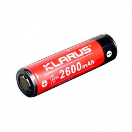 Batterie Klarus | Rechargeable | 18650 li-ion 3.7v 2600mah