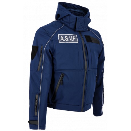 Blouson softshell avec capuche ASVP