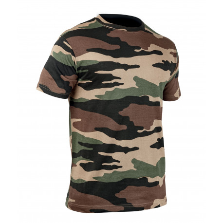 Tee-shirt militaire camouflage CE | Unisexe | 100% coton