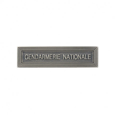 Agrafe Gendarmerie Nationale | Pour Médaille Ordonnance