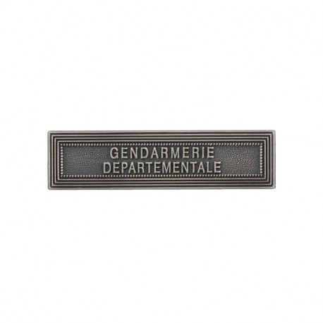 Agrafe Gendarmerie Départementale | Pour Médaille Ordonnance