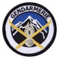 Ecusson de bras rond Haute montagne | Gendarmerie