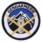 Ecusson de bras rond Haute montagne | Gendarmerie