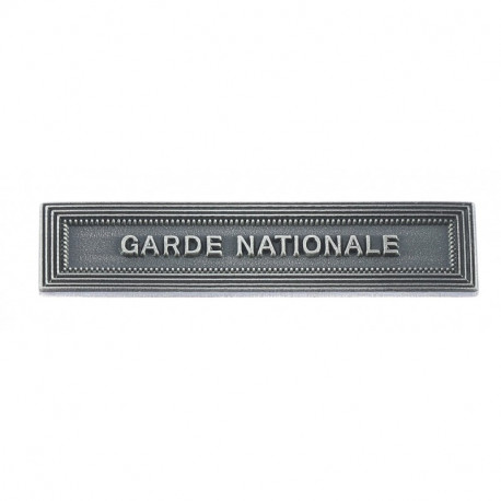 Agrafe Garde Nationale | Pour médaille Ordonnance