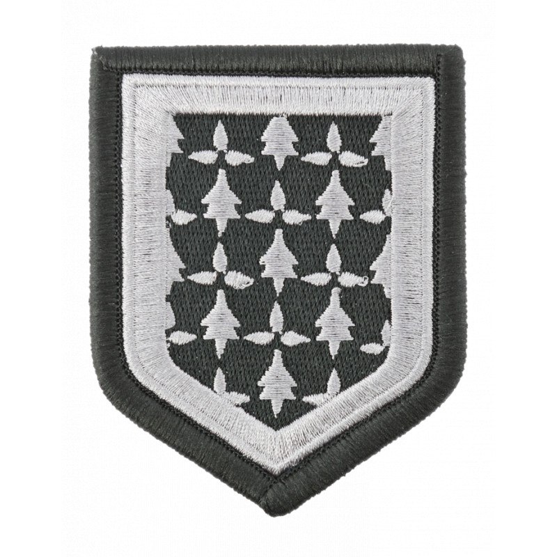 Patch écusson Mousquetaire Du Roi Basse Visibilité Camouflage - Taille 8x6,4 Cm, Dos Scratch, Qualité Militaire - Support à Coudre Offert