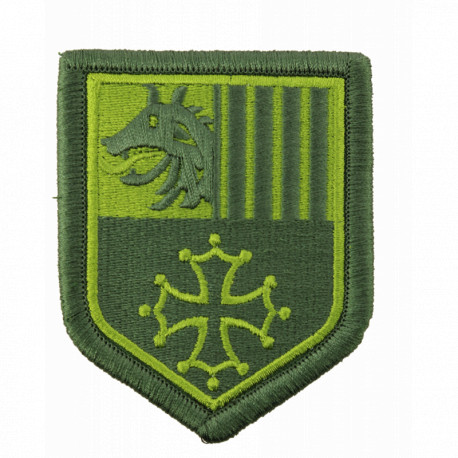 Ecusson Gendarmerie Languedoc-Roussillon basse visibilité