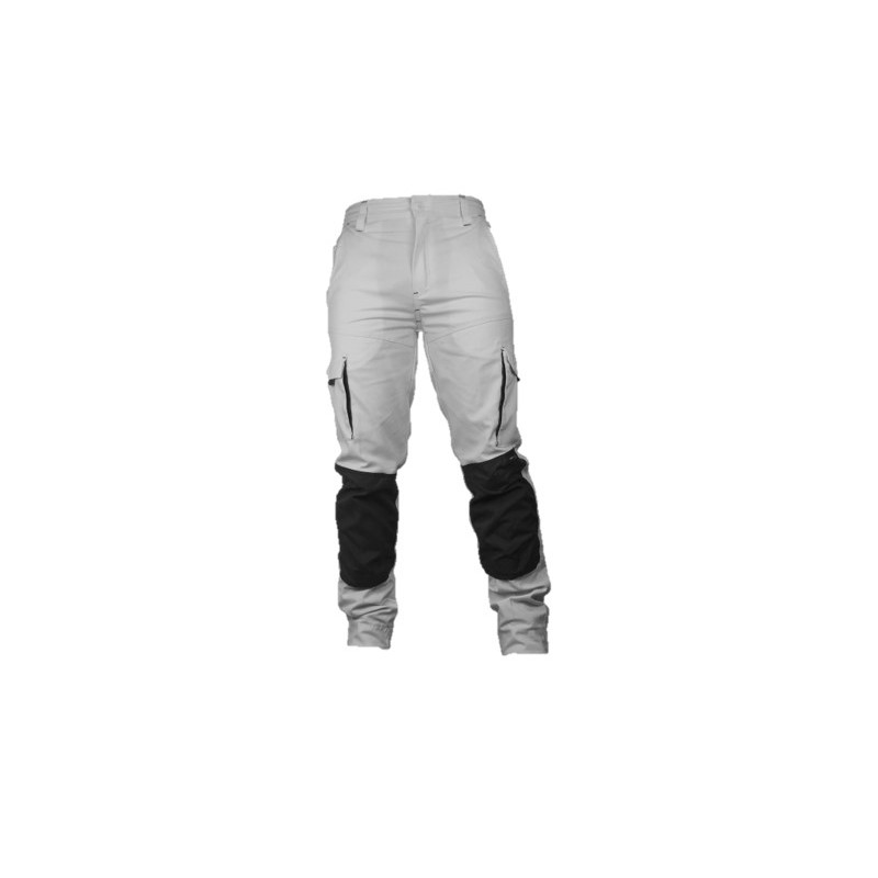 Pantalon de Peintre BTP Blanc Coton Polyester