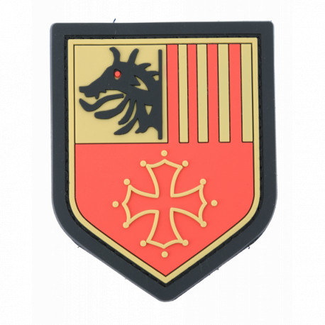 Ecusson de bras PVC Gendarmerie région Languedoc Roussillon