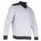 Sweat polaire col camioneur blanc pour peintre