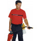 Tee shirt Sécurité Incendie rouge