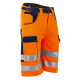 Bermuda haute visibilité orange
