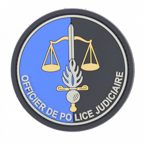 Ecusson de bras rond Officier de Police Judiciaire | Gendarmerie