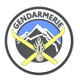 Ecusson de bras PVC Haute montagne | Gendarmerie