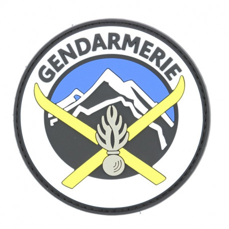 Ecusson de bras PVC Haute montagne | Gendarmerie