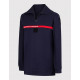 Polo manches longues Pompiers double face col zip