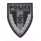 Ecusson de bras Police Municipale basse visibilité gris