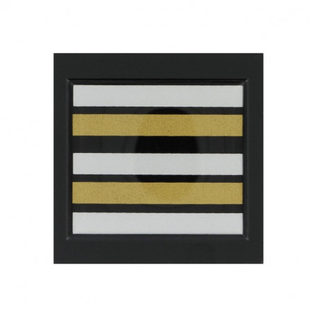 Galon de Poitrine Plastifié Lieutenant Colonel Sapeurs Pompiers