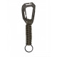 Porte clefs paracorde avec mousqueton vert