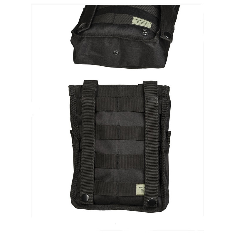 Habimat - Pochette MOLLE noir pour gilet tactique