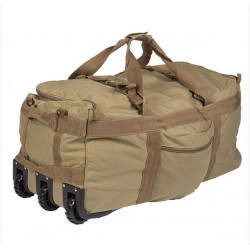 SAC COMMANDO AVEC ROULETTES COYOTE