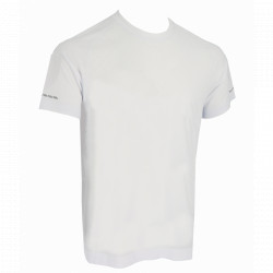 Tee-shirt anti-transpiration manches courtes blanc