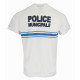 Tee-shirt blanc Police Municipale | Thermorégulant