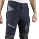 Pantalon denim stretch multipoches