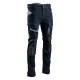 Pantalon denim stretch multipoches