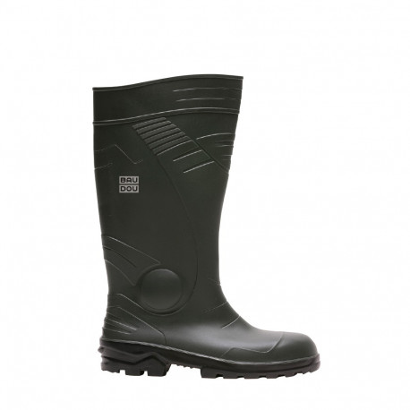 Bottes Plastique Vert | Semelle et Coque de Protection