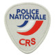 Ecusson de bras Police Nationale CRS