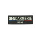 Bandes d'identification PVC PSIG Gendarmerie France