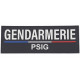 Bandes d'identification PVC PSIG Gendarmerie France