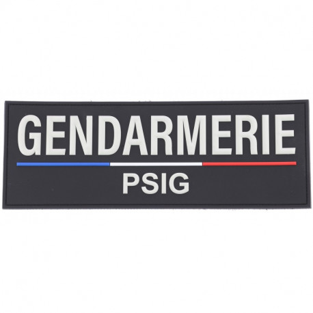 Bandes d'identification PVC PSIG Gendarmerie France